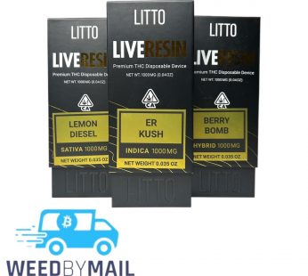 LITTO Live Resin 1g Disposable (3 Options)