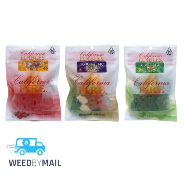 California Fire Gummies 1000MG THC (10 Options)