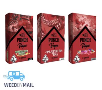 Punch – 1G Distillate Vape Cart 510 Thread (11 Options)