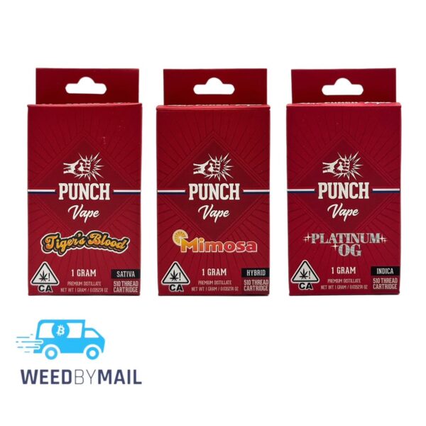 Punch Distillate Cartridge 1g (10 Options)