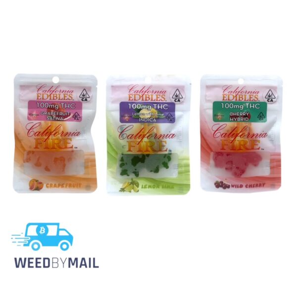 California Fire Gummies 100mg THC (9 Options)