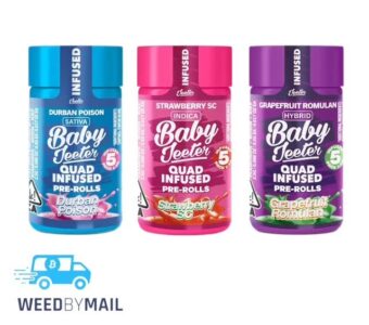 Baby Jeeters – Quad Infused Pre-Rolls 5Pk (2.5G)(22 Options)