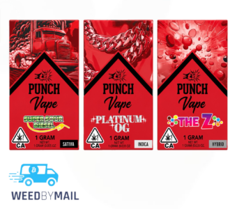 Punch – 1G Distillate Vape Cart 510 Thread (11 Options)