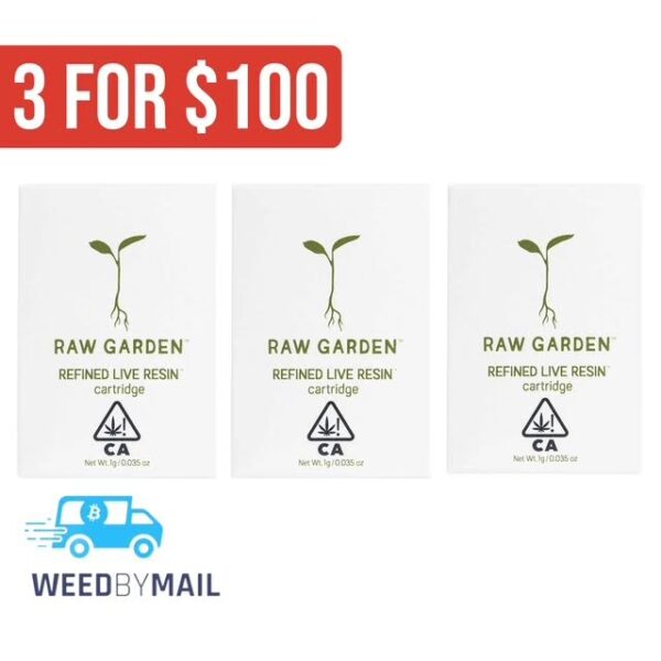 Raw Garden - 1G Live Resin Vape Cart 510 Thread (19 Options)