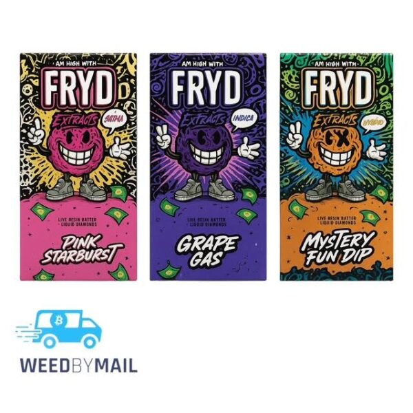 Fryd Extracts - 1G Live Resin Vape Cart 510 Thread (10 Options)
