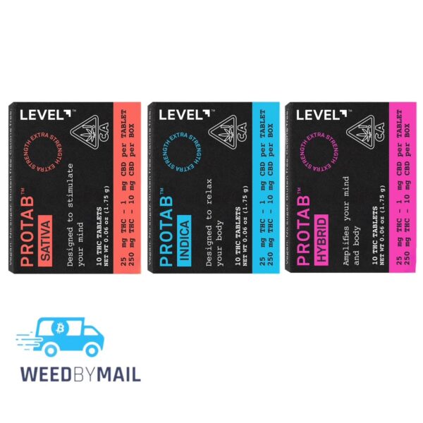 Level Experience 250mg THC Tablets (13 Options)
