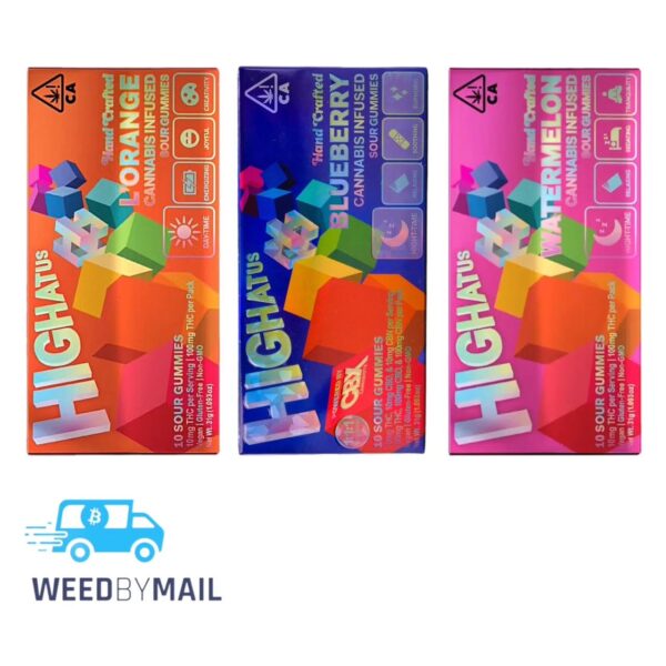 Highatus - Sour Gummies 100mg THC (5 Options)