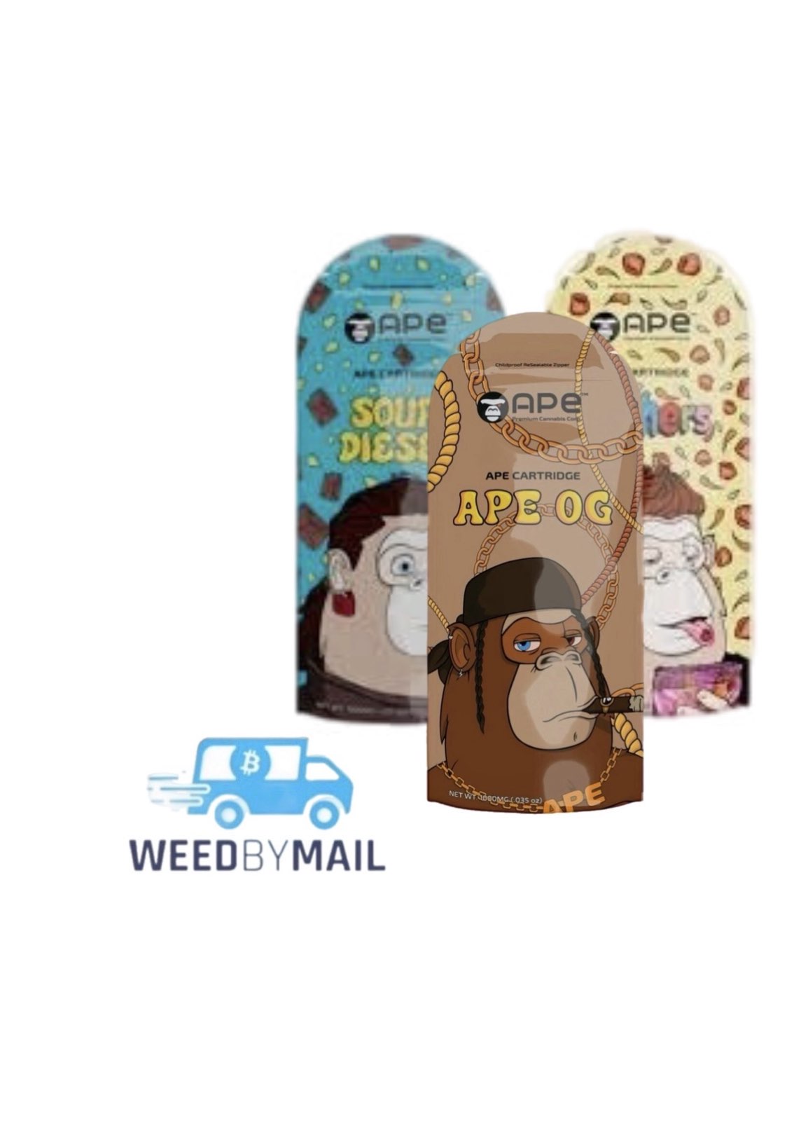 Ape Sauce 1g Cartridge (8 Options) Weed By Mail