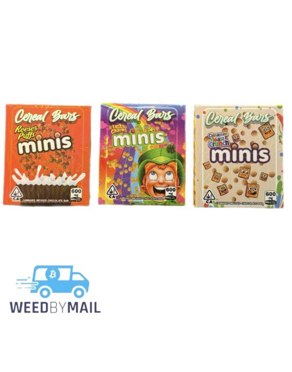 Chocolate Cereal Bars 600 THC (2 Options)