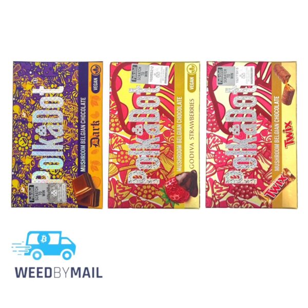 POLKADOT - Mushroom Belgian Chocolate 4g (8 Options)