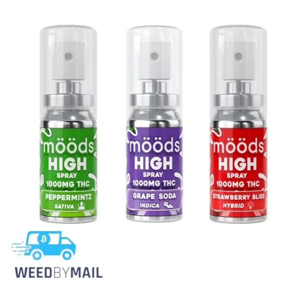 Moods - 1000mg High Spray (6 Options)