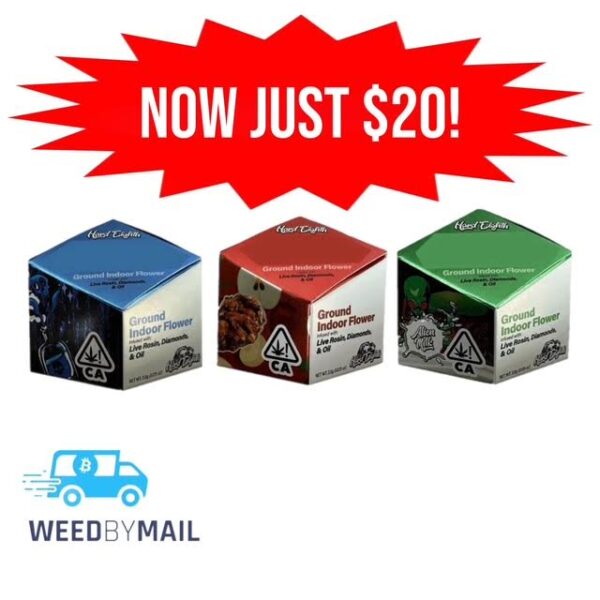 Hard Eighth - Live Rosin Diamond Infused Pregrounded 3.5G (5 Options)