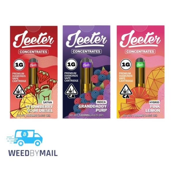 Jeeter - 1G Diamond Vape Cart 510 Thread (19 Options)