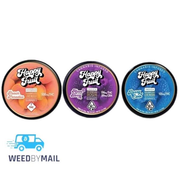 Happy Fruit - 100mg Live Rosin Gummies (2 Options)