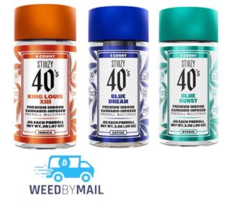 STIIIZY 40’s Pre-roll 5pk (2.5G) (3 Options)