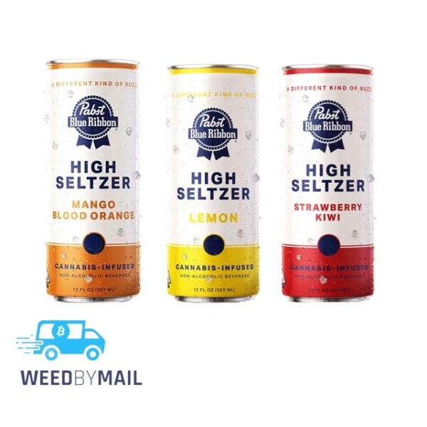Pabst Blue Ribbon - 25mg (8pk) Cannabis Infused Seltzer (7 Options)
