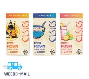 CLSICS – 1g Live Rosin Vape Cart 510 Thread (3 Options)