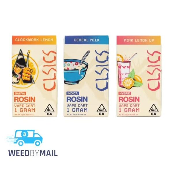 CLSICS - 1g Live Rosin Vape Cart 510 Thread (3 Options)