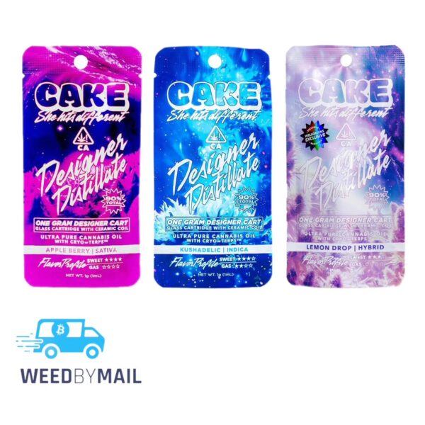 Cake - 1g Designer Distillate Cart 510 Thread (2 Options)