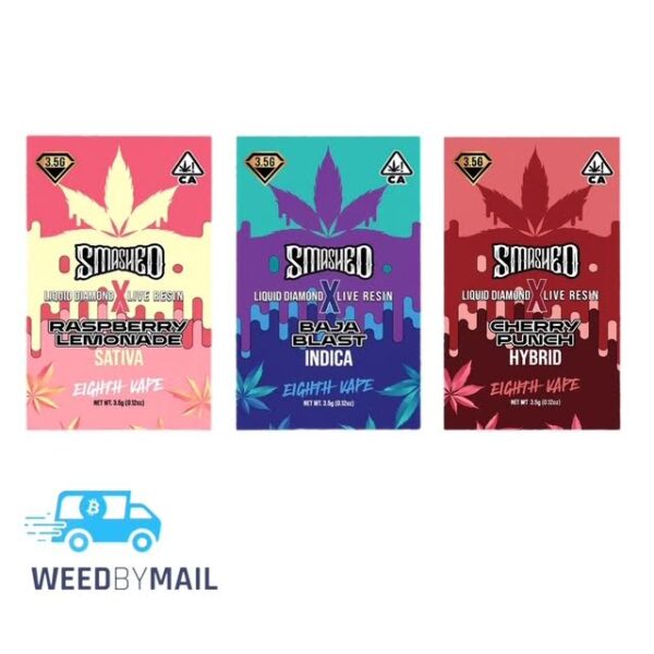 Smashed - 3.5g Liquid Diamonds x Live Resin Disposable Pen (7 Options)