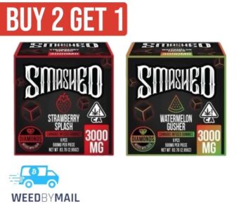 Smashed – 3,000mg Liquid Diamond Infused Gummies (15 Options)