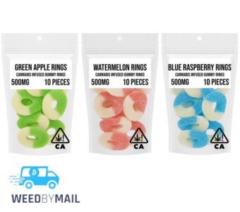 House Edibles – 500mg Cannabis Infused Gummy Rings (6 Options)