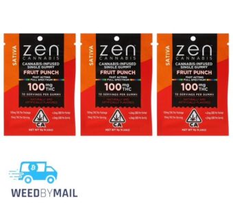 Zen – 100mg Single Cannabis Infused Gummy (1 Option)