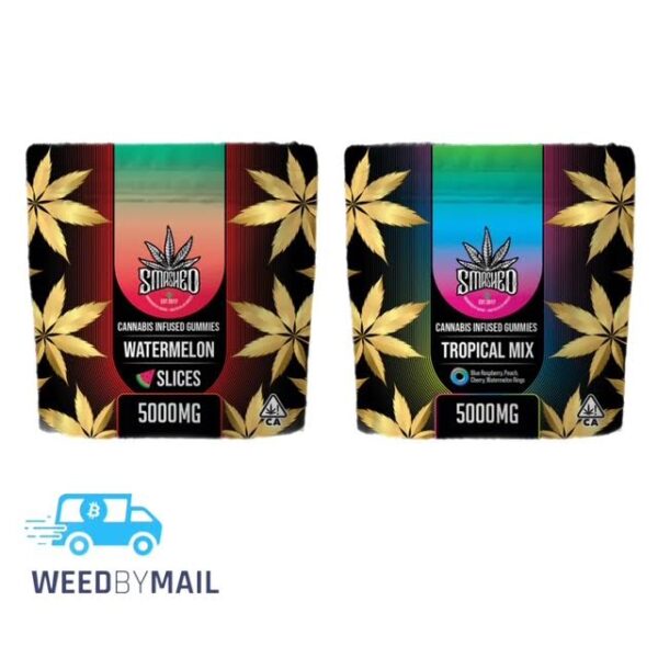 Smashed - 5,000mg Cannabis Gummies (7 Options)