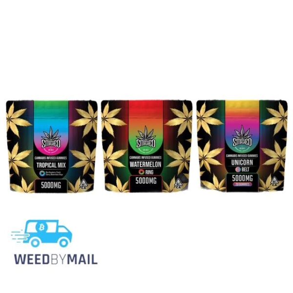 Smashed - 5,000mg Cannabis Gummies (7 Options)