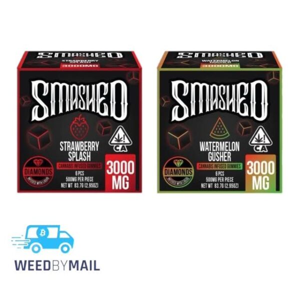 Smashed - 3,000mg Liquid Diamond Infused Gummies (15 Options)