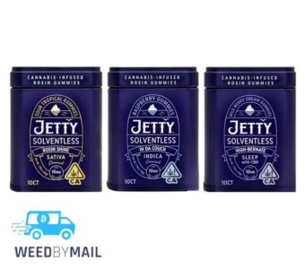 Jetty – 100MG Solventless Gummies (3 Options)