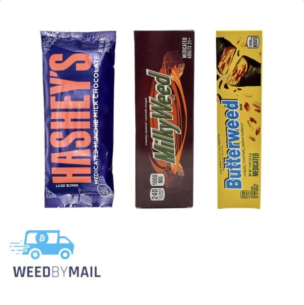 1000mg Chocolate Bars (5 Options)