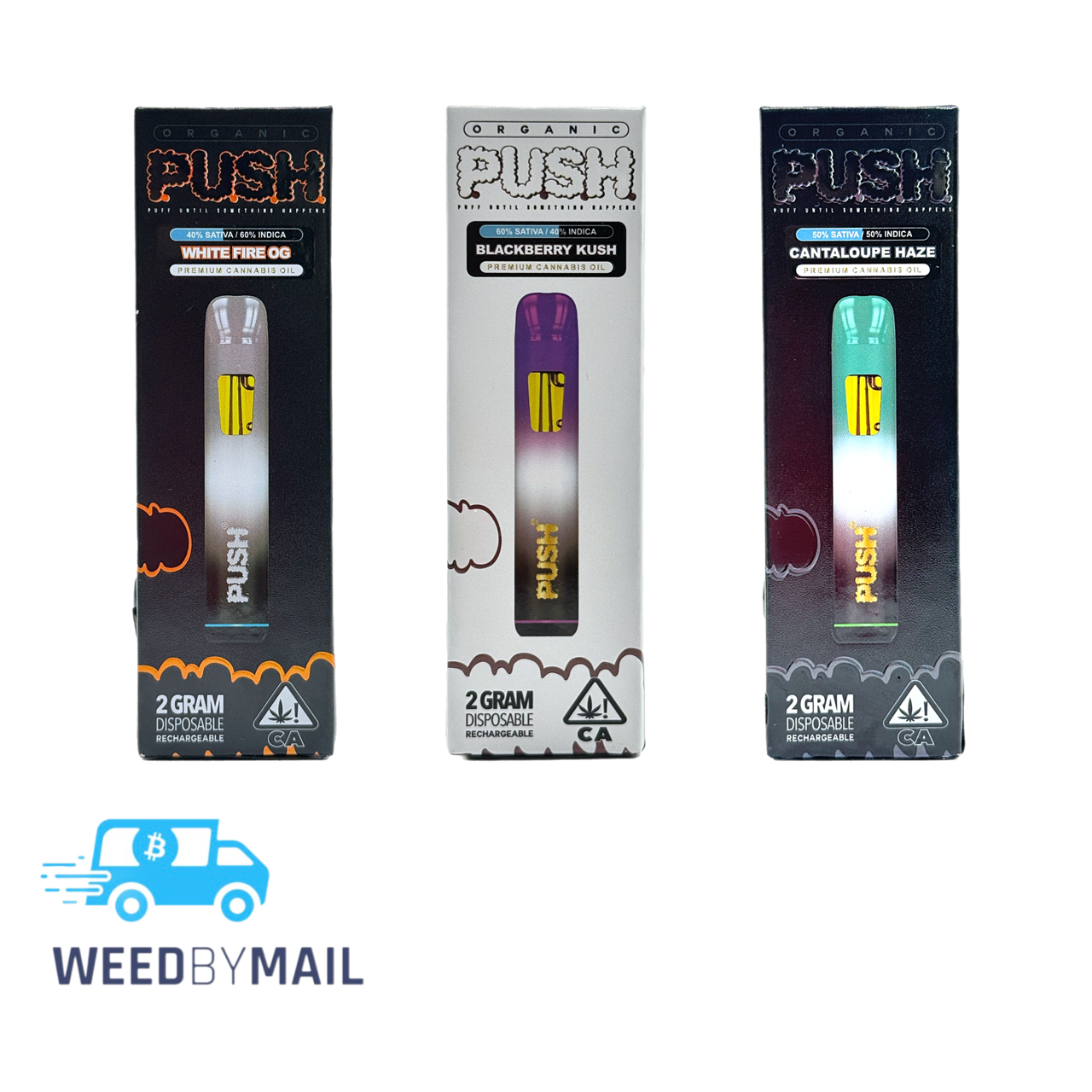 P.U.S.H - 2G Disposable Pen (5 Options)