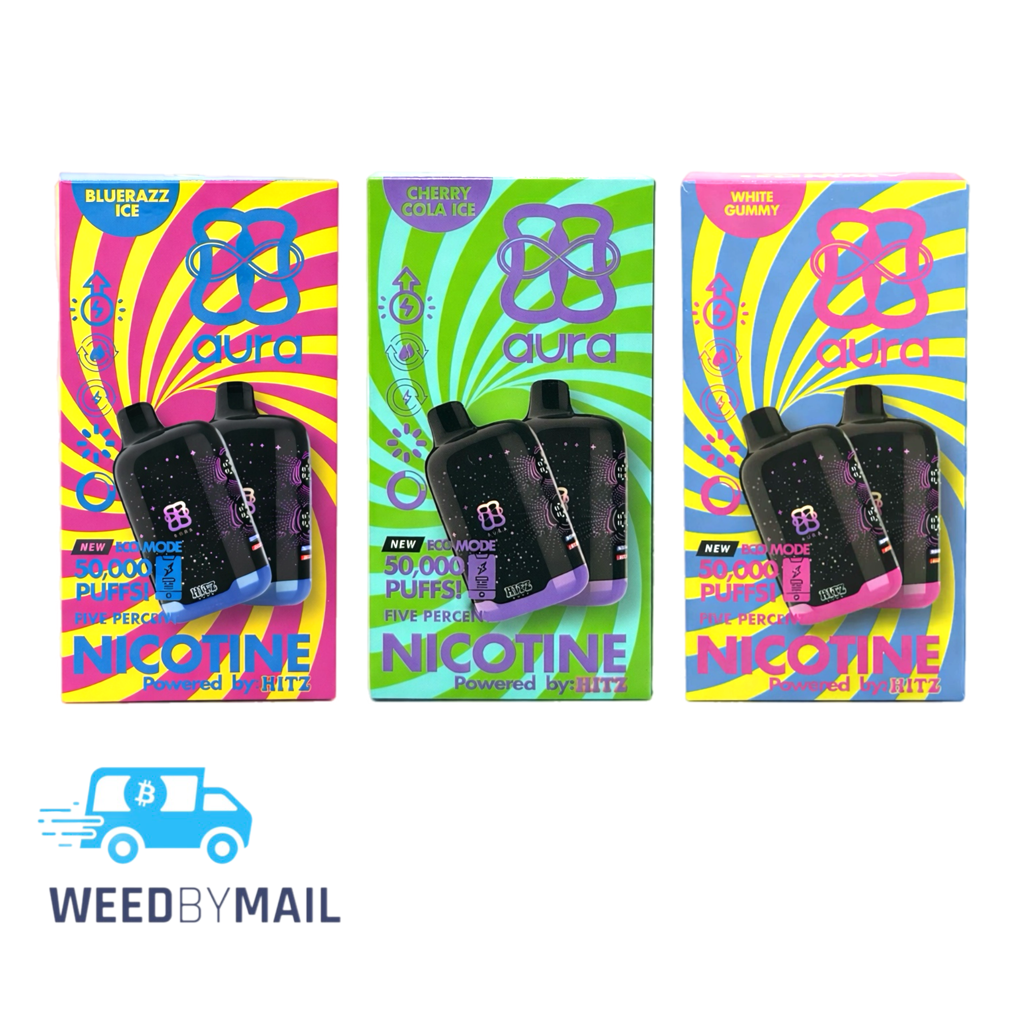Hitz - Aura Disposable Nicotine Vape (6 Options)
