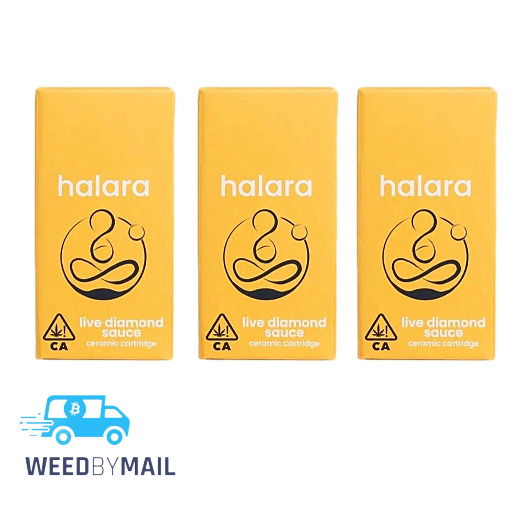 Halara - 1G Live Diamond Sauce Vape Cart 510 Thread (6 Options)