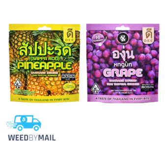 Deethai – 100mg Solventless Rosin Tropical Gummies (1 Option)