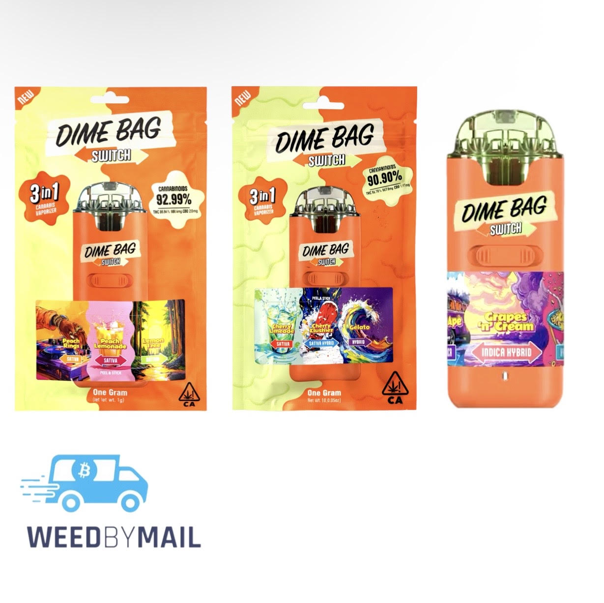 DimeBag - 1g Switch Disposable Pen (3 Options)