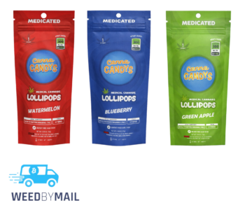 Canna Candys – 300mg Cannabis Lollipops (10 Options)