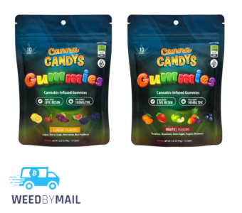 Canna Candy – 1000mg Live Resin Fruit Gummies (2 Options)