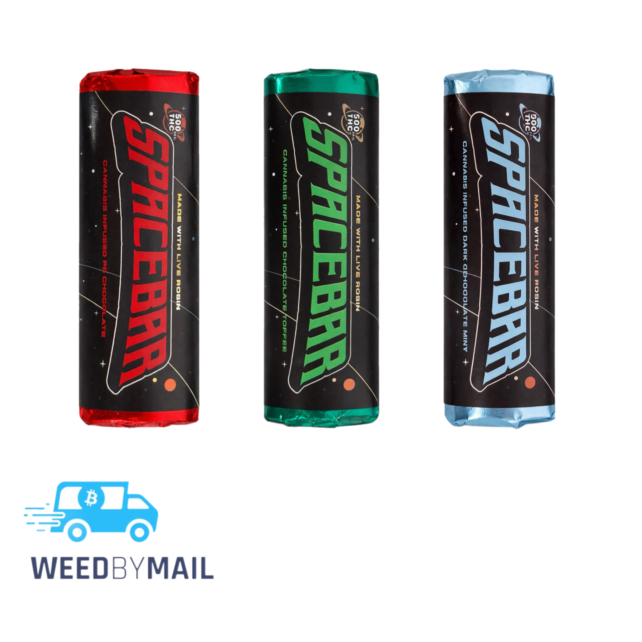 Spacebar - 500mg Live Rosin Chocolate Bar (5 Options)