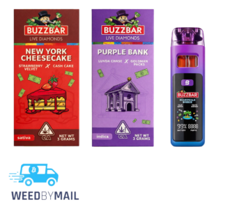 Buzzer – 3G Live Diamonds Disposable Pen (10 Options)