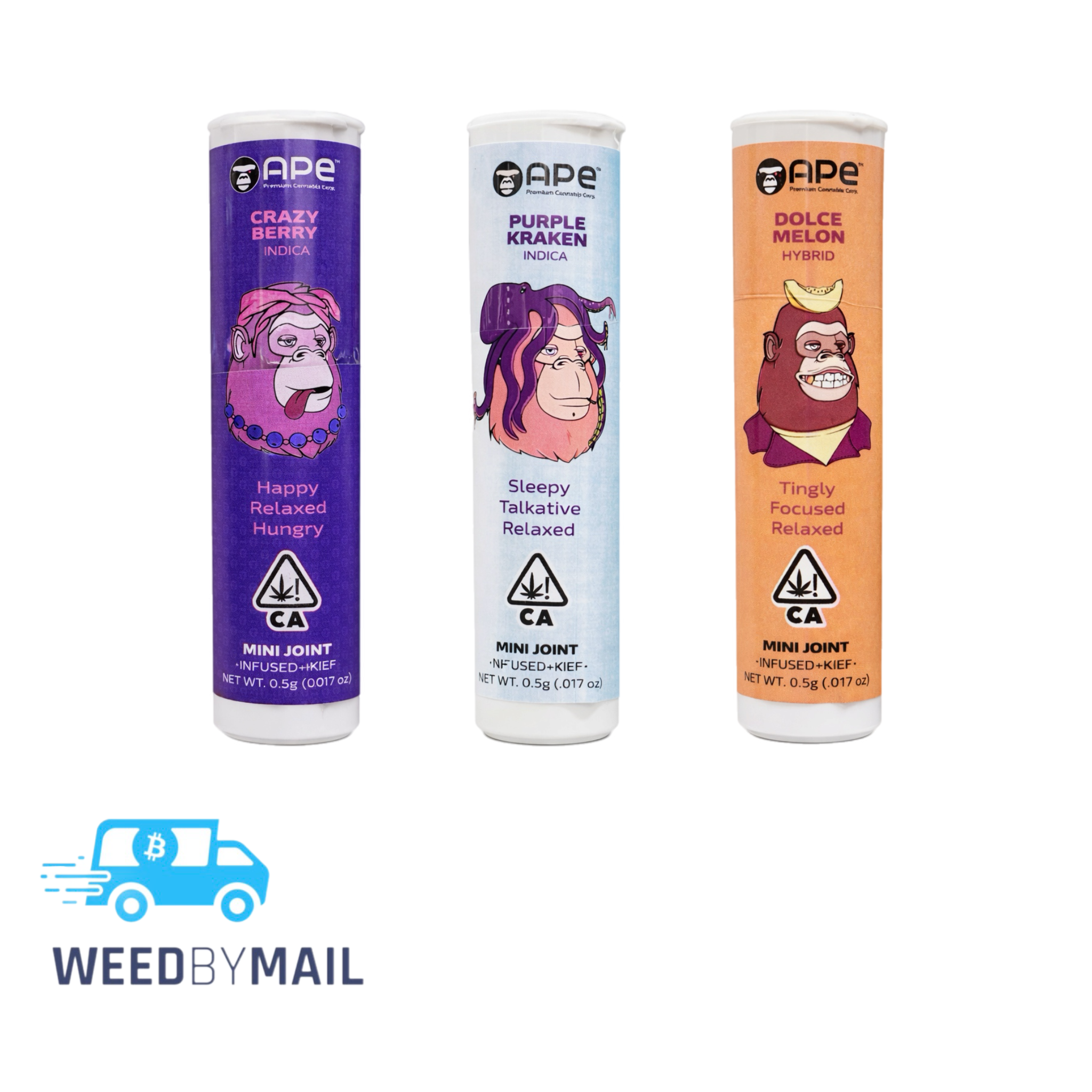 APE – Infused Mini Joint 1pk (.5g) (9 Options)
