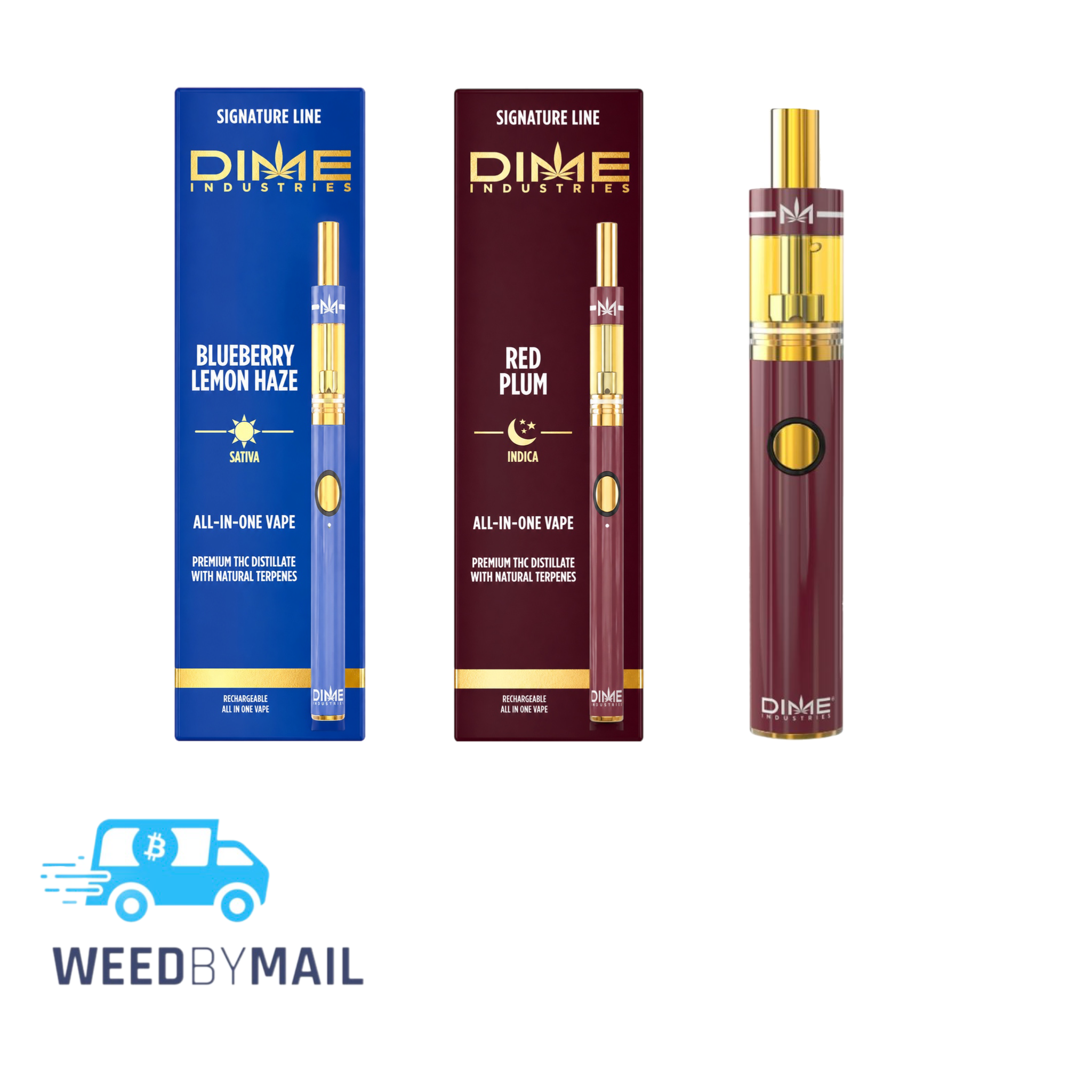 Dime - 2G Disposable Pen (12 Options)