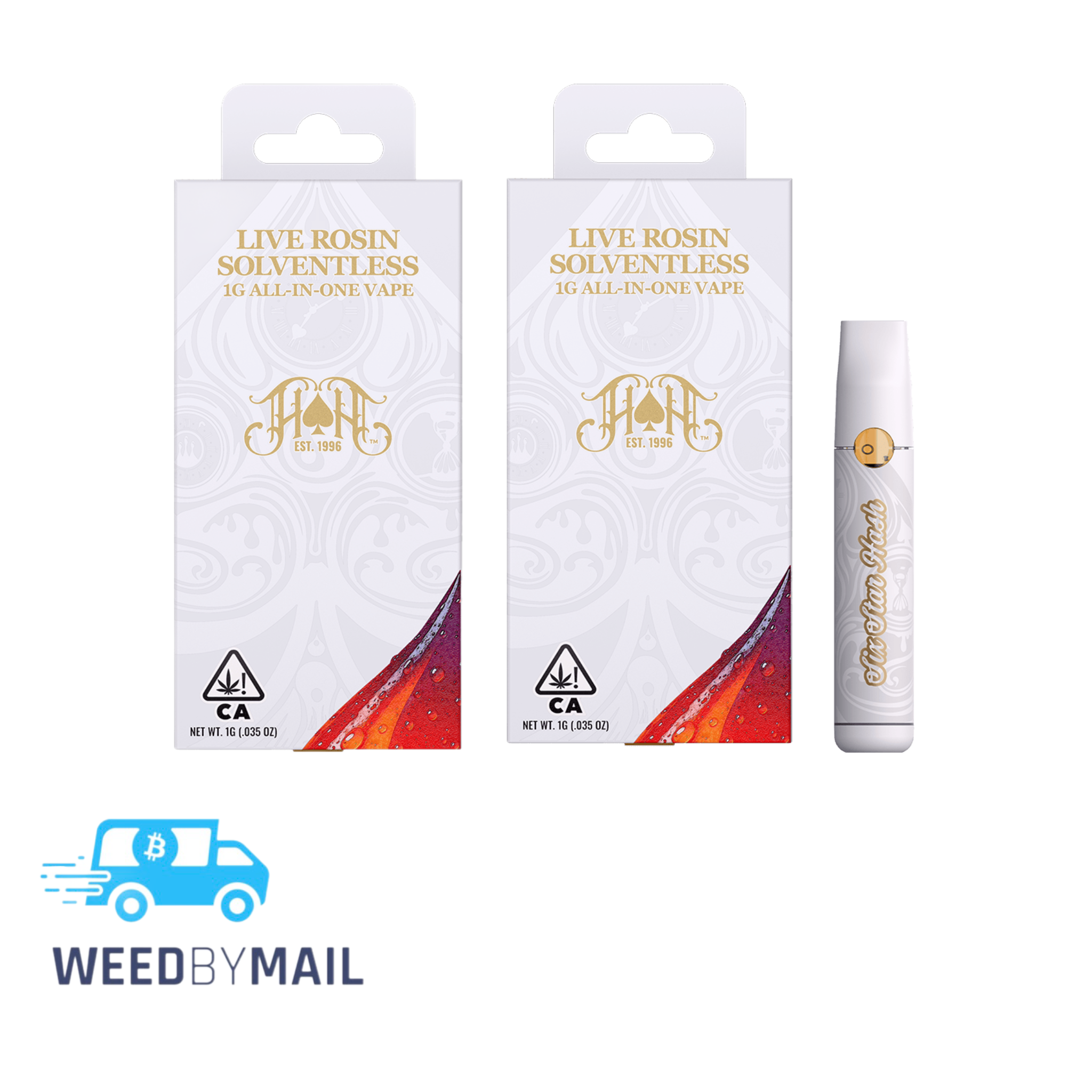 Heavy Hitters - 1G Solventless Live Rosin Disposable Pen (10 Options)