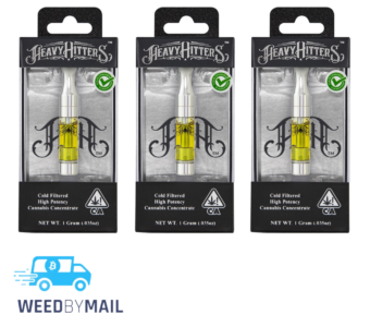 Heavy Hitters – 1G Ultra Vape Cart 510 Thread (17 Options)