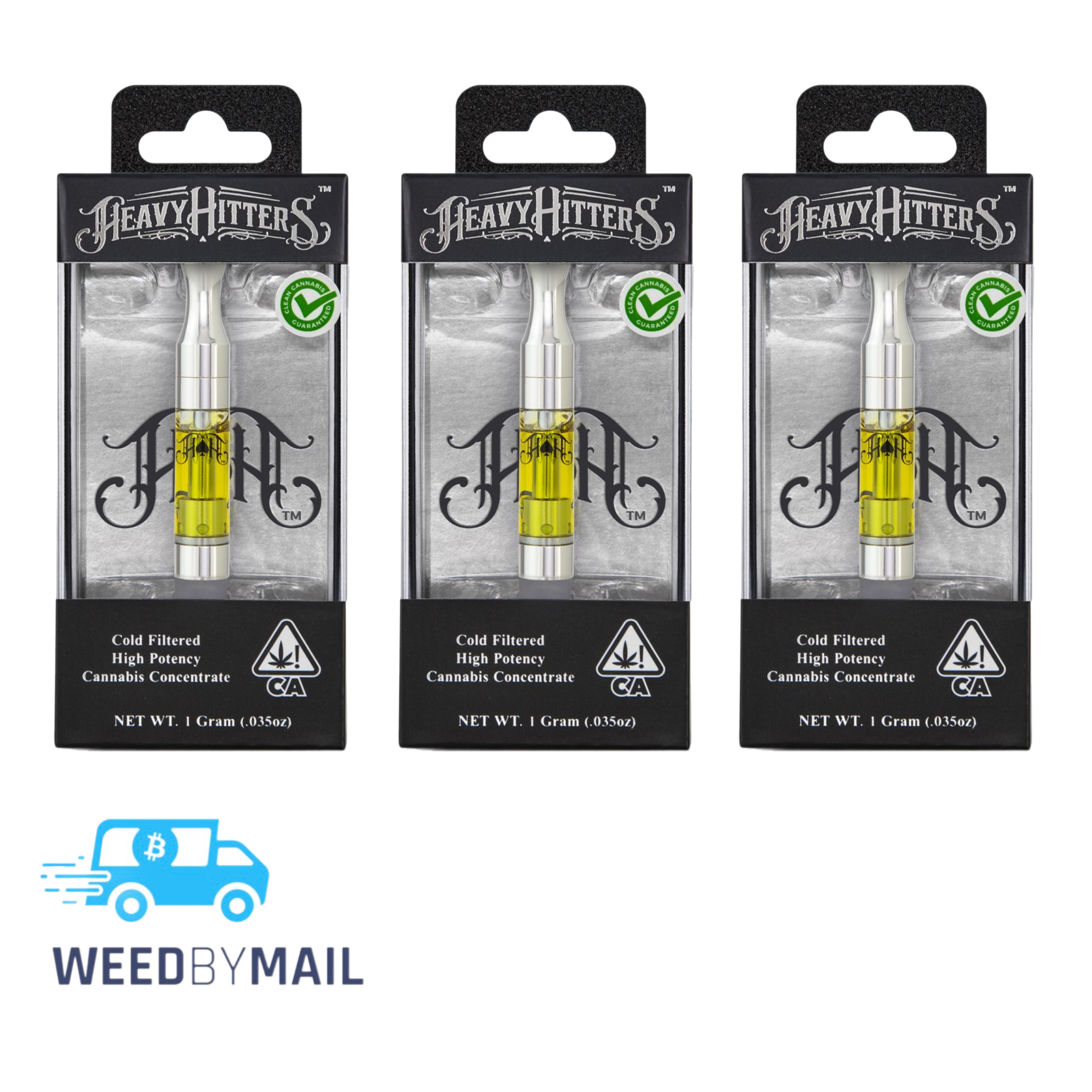 Heavy Hitters - 1G Ultra Vape Cart 510 Thread (17 Options)