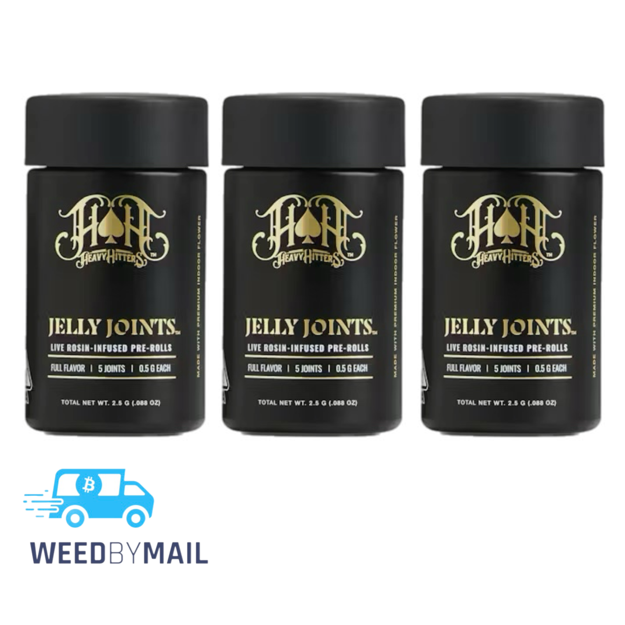Heavy Hitters - Live Rosin Jelly Joints 5pk (2.5G) (5 Options)