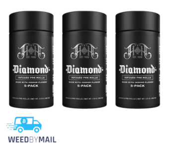 Heavy Hitters – Diamond Infused Joints 5pk (2.5G) (9 Options)