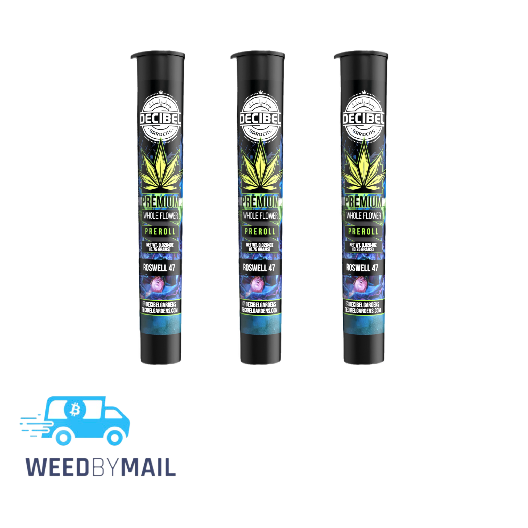 Decibel Gardens - Premium Whole Flower Pre-Roll (.75g)(5 Options)