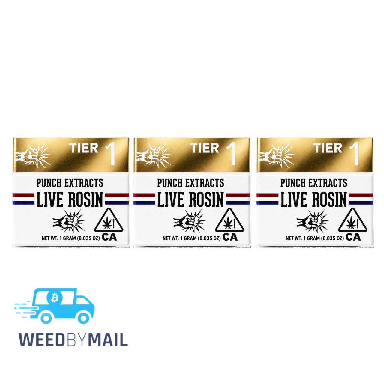 Punch Extracts - 1g Tier 1 Live Rosin Badder (12 Options)